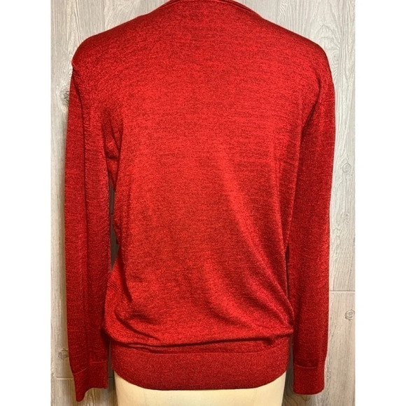 Diane von Furstenberg Cranberry Bennie Sweater M - Picture 3 of 4
